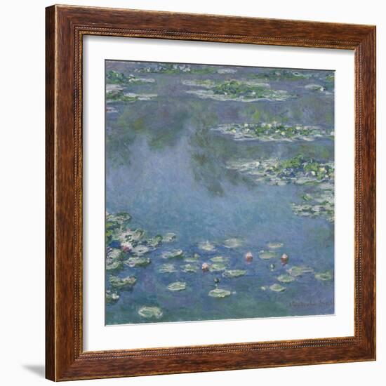 Water Lilies, 1906-Claude Monet-Framed Giclee Print