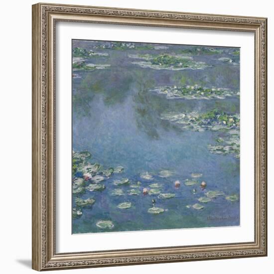 Water Lilies, 1906-Claude Monet-Framed Giclee Print