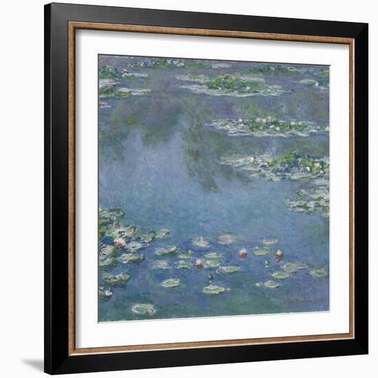 Water Lilies, 1906-Claude Monet-Framed Giclee Print