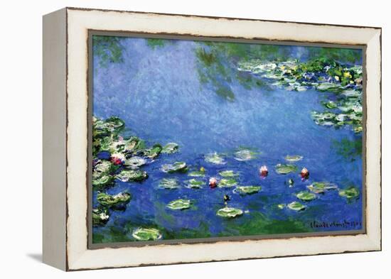 Water Lilies, 1906-Claude Monet-Framed Stretched Canvas