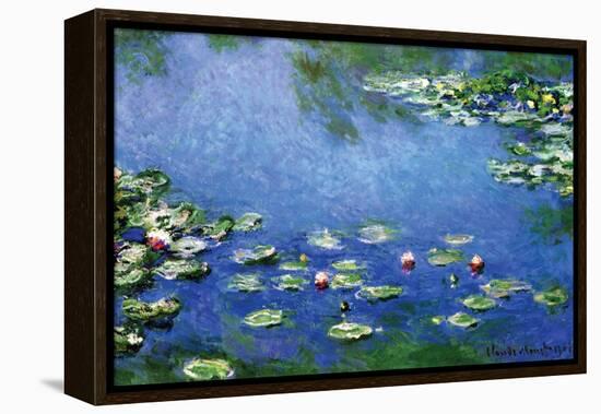 Water Lilies, 1906-Claude Monet-Framed Stretched Canvas