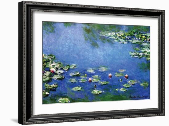 Water Lilies, 1906-Claude Monet-Framed Art Print