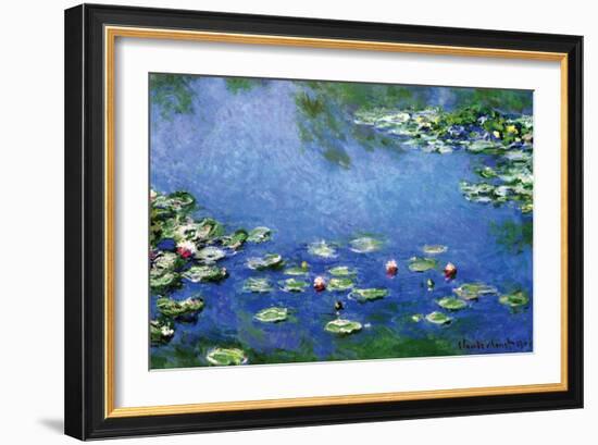 Water Lilies, 1906-Claude Monet-Framed Art Print