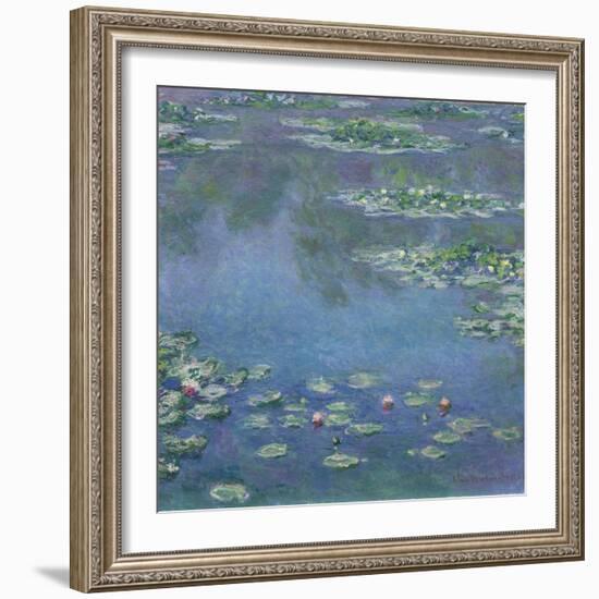 Water Lilies, 1906-Claude Monet-Framed Giclee Print