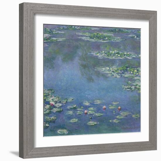 Water Lilies, 1906-Claude Monet-Framed Giclee Print