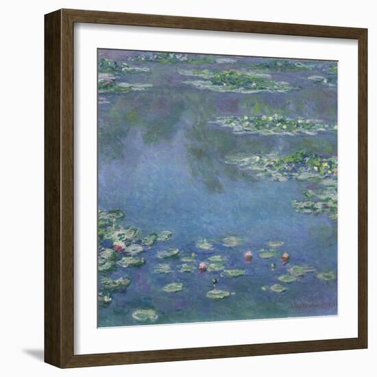 Water Lilies, 1906-Claude Monet-Framed Giclee Print