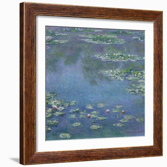 Water Lilies, 1906-Claude Monet-Framed Giclee Print