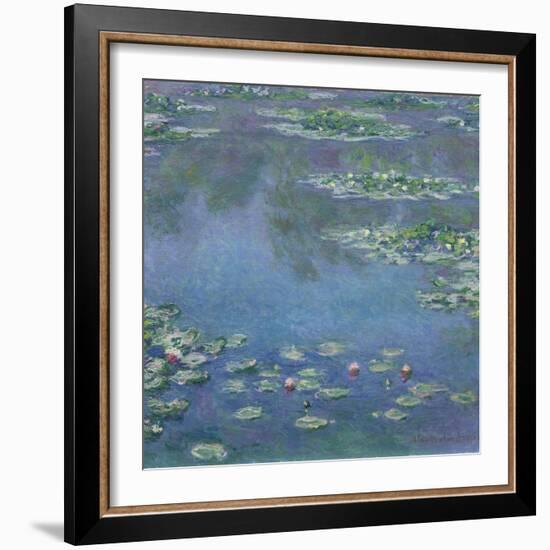 Water Lilies, 1906-Claude Monet-Framed Giclee Print