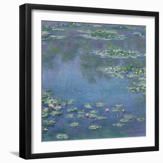 Water Lilies, 1906-Claude Monet-Framed Giclee Print