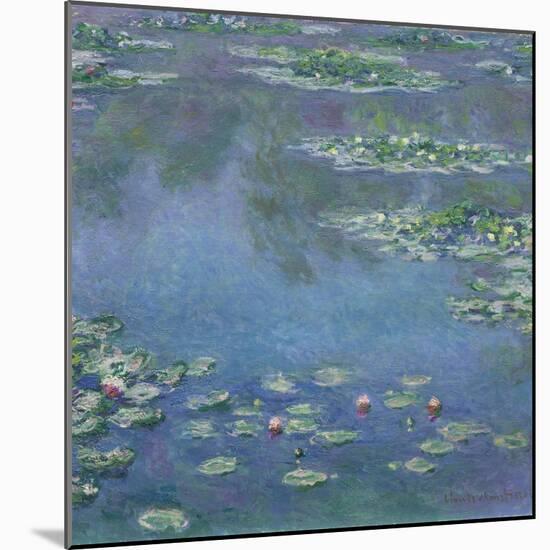 Water Lilies, 1906-Claude Monet-Mounted Giclee Print