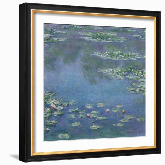 Water Lilies, 1906-Claude Monet-Framed Giclee Print