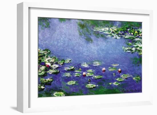 Water Lilies, 1906-Claude Monet-Framed Art Print