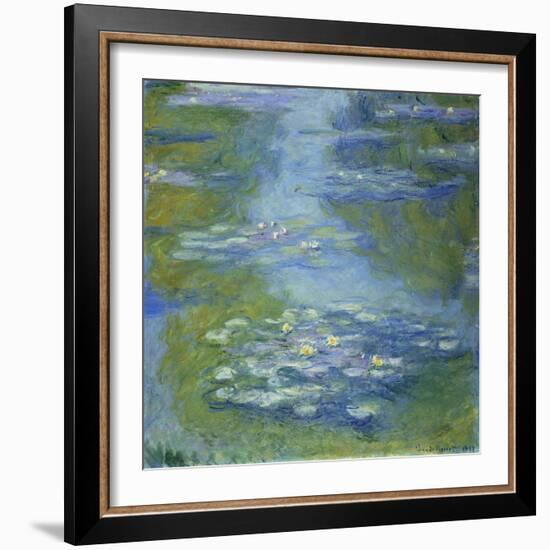 Water Lilies, 1907-Claude Monet-Framed Giclee Print