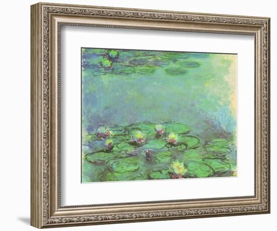 Water Lilies, 1914-Claude Monet-Framed Giclee Print