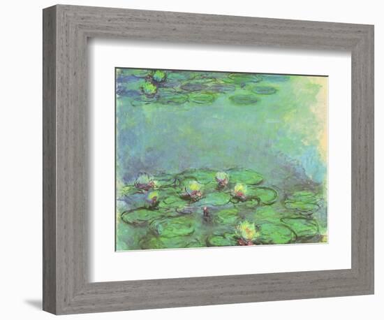 Water Lilies, 1914-Claude Monet-Framed Giclee Print