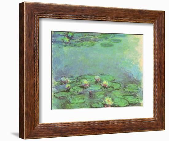 Water Lilies, 1914-Claude Monet-Framed Giclee Print