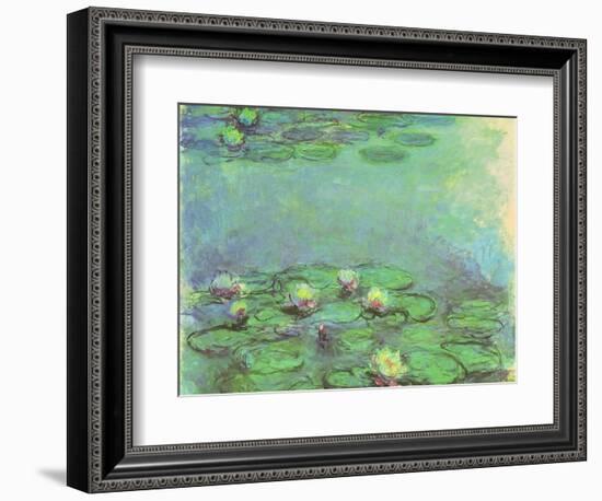 Water Lilies, 1914-Claude Monet-Framed Giclee Print