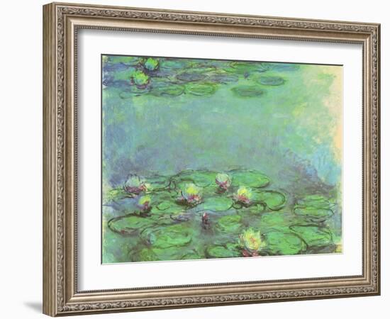 Water Lilies, 1914-Claude Monet-Framed Giclee Print