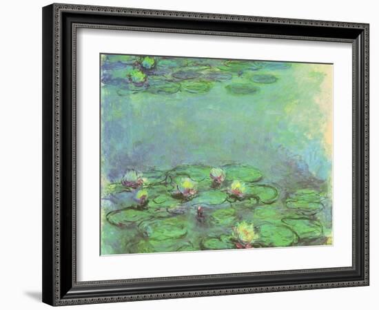Water Lilies, 1914-Claude Monet-Framed Giclee Print