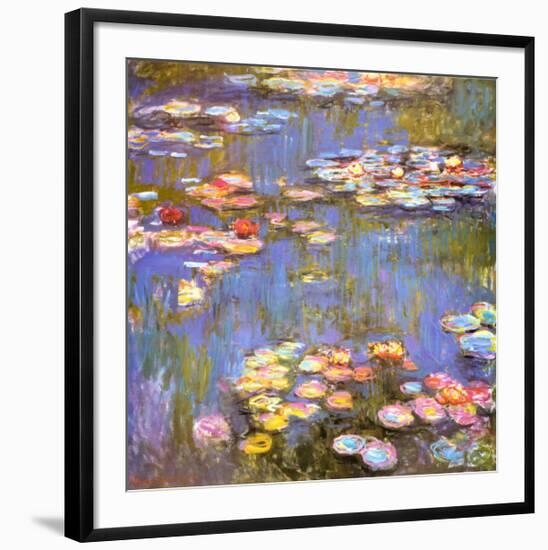 Water Lilies, 1916-Claude Monet-Framed Art Print