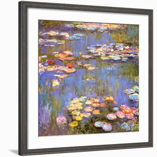 Water Lilies, 1916-Claude Monet-Framed Art Print