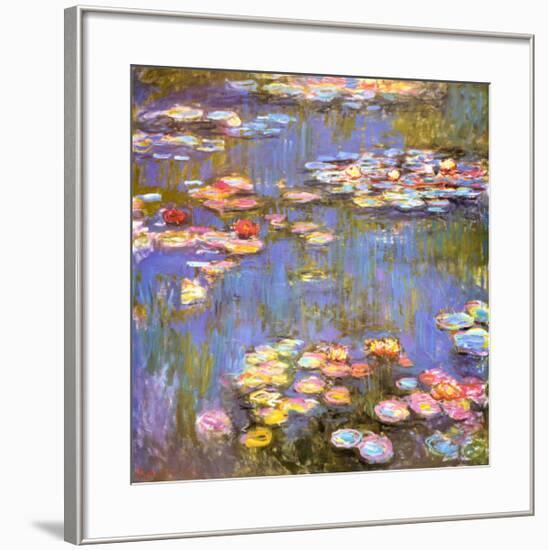 Water Lilies, 1916-Claude Monet-Framed Art Print