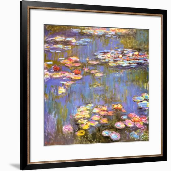 Water Lilies, 1916-Claude Monet-Framed Art Print