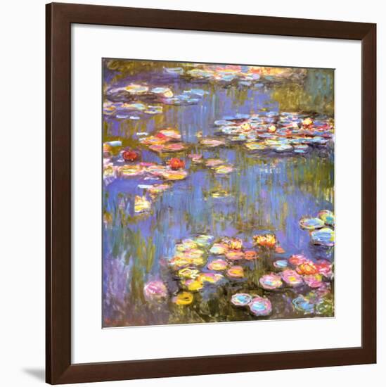 Water Lilies, 1916-Claude Monet-Framed Art Print