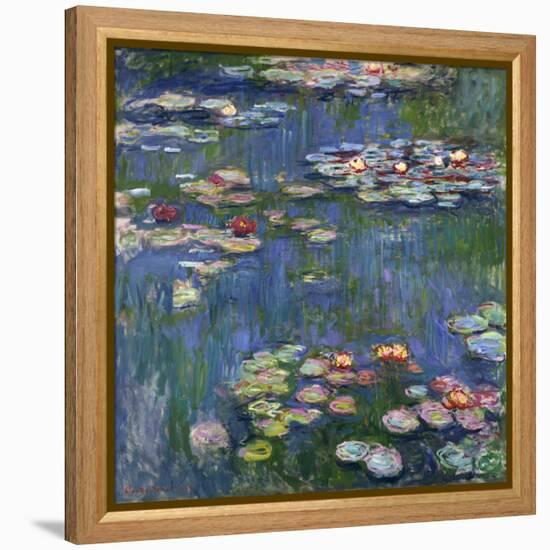 Water Lilies, 1916-Claude Monet-Framed Premier Image Canvas