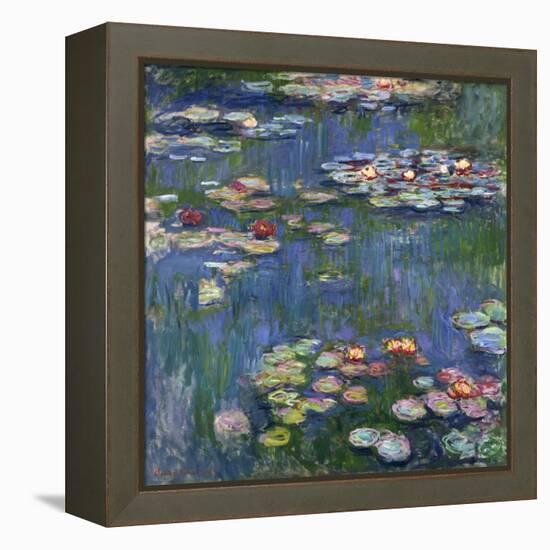 Water Lilies, 1916-Claude Monet-Framed Premier Image Canvas