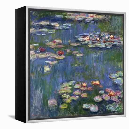 Water Lilies, 1916-Claude Monet-Framed Premier Image Canvas