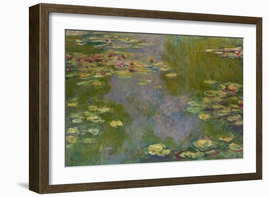 Water Lilies, 1919-Claude Monet-Framed Giclee Print