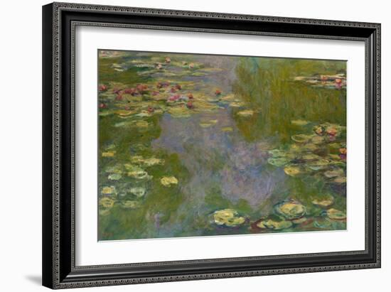 Water Lilies, 1919-Claude Monet-Framed Giclee Print