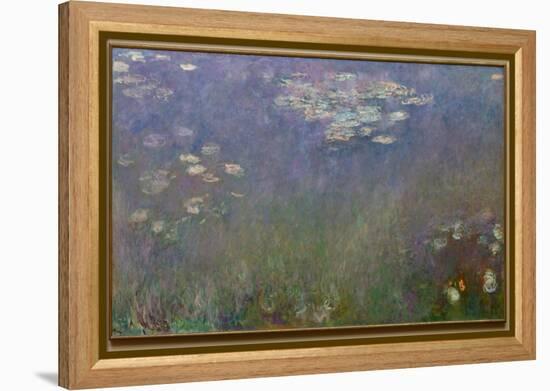 Water Lilies (Agapanthus), c.1915-26 (oil on canvas)-Claude Monet-Framed Premier Image Canvas