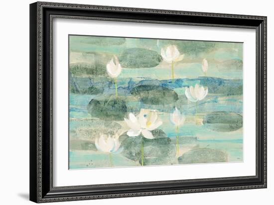 Water Lilies Bright-Albena Hristova-Framed Art Print