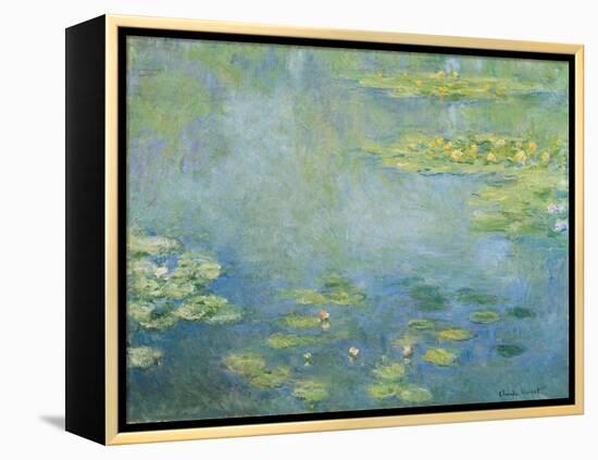 Water Lilies, c.1906 (oil on canvas)-Claude Monet-Framed Premier Image Canvas