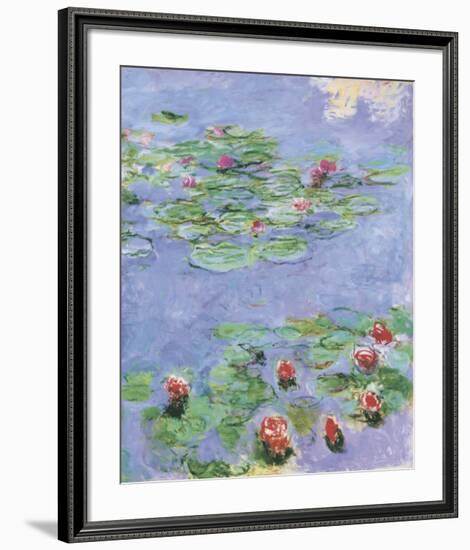 Water Lilies, c. 1914-1917-Claude Monet-Framed Art Print