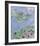 Water Lilies, c. 1914-1917-Claude Monet-Framed Art Print