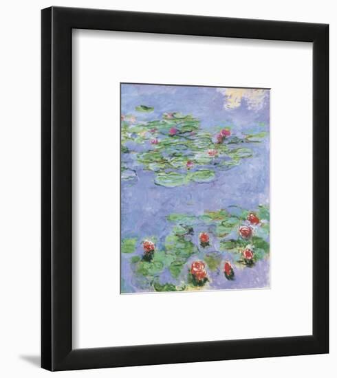 Water Lilies, c. 1914-1917-Claude Monet-Framed Art Print