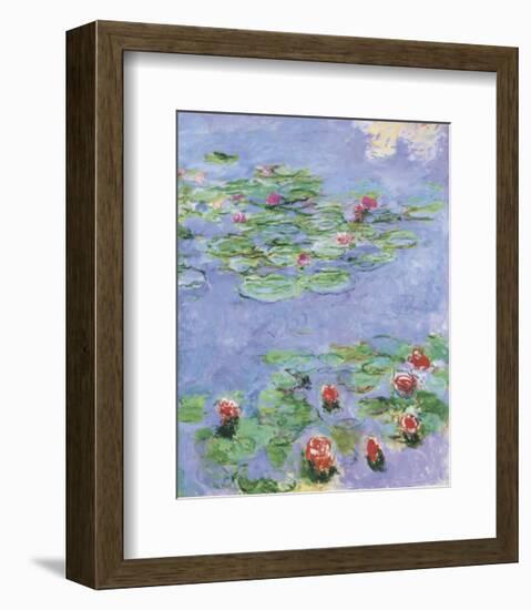 Water Lilies, c. 1914-1917-Claude Monet-Framed Art Print