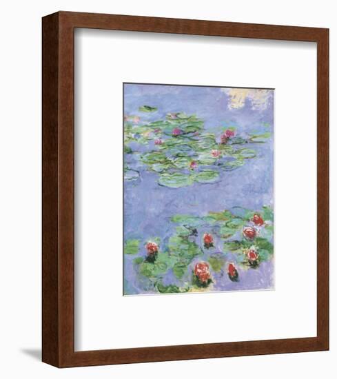 Water Lilies, c. 1914-1917-Claude Monet-Framed Art Print