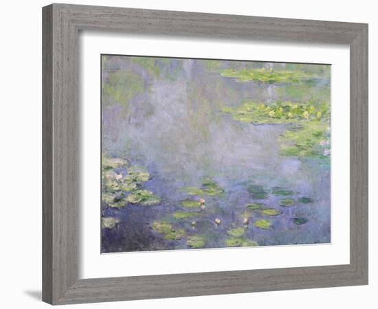 Water Lilies, C1906-Claude Monet-Framed Giclee Print