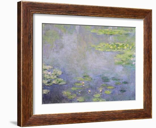 Water Lilies, C1906-Claude Monet-Framed Giclee Print