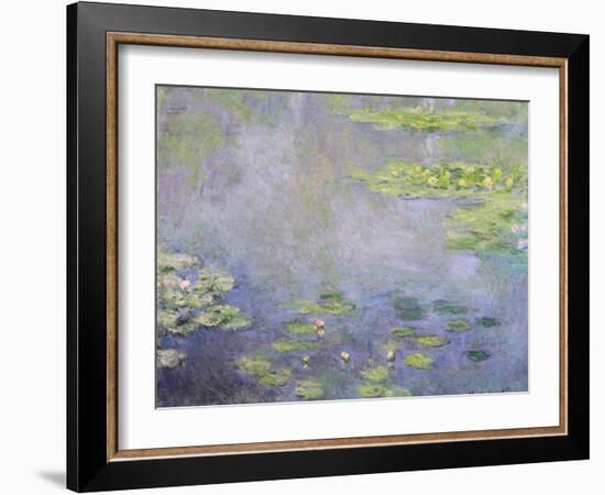 Water Lilies, C1906-Claude Monet-Framed Giclee Print