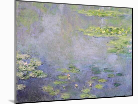 Water Lilies, C1906-Claude Monet-Mounted Giclee Print