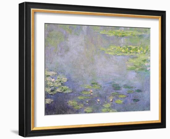 Water Lilies, C1906-Claude Monet-Framed Giclee Print