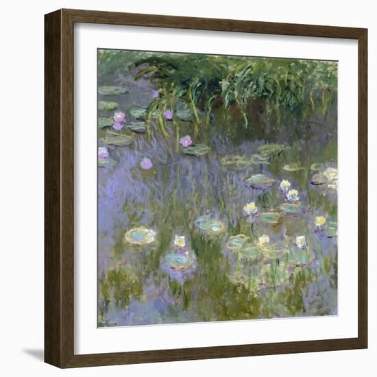 Water Lilies, C1915-Claude Monet-Framed Giclee Print