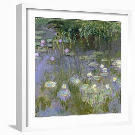 Water Lilies, C1915-Claude Monet-Framed Giclee Print