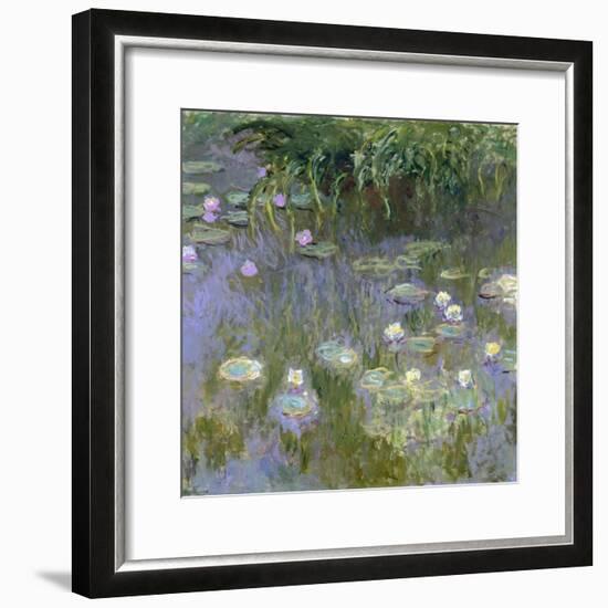 Water Lilies, C1915-Claude Monet-Framed Premium Giclee Print