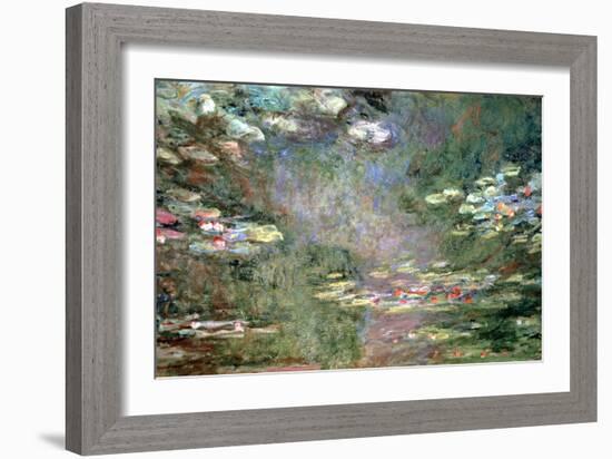 Water Lilies, C1925-Claude Monet-Framed Giclee Print